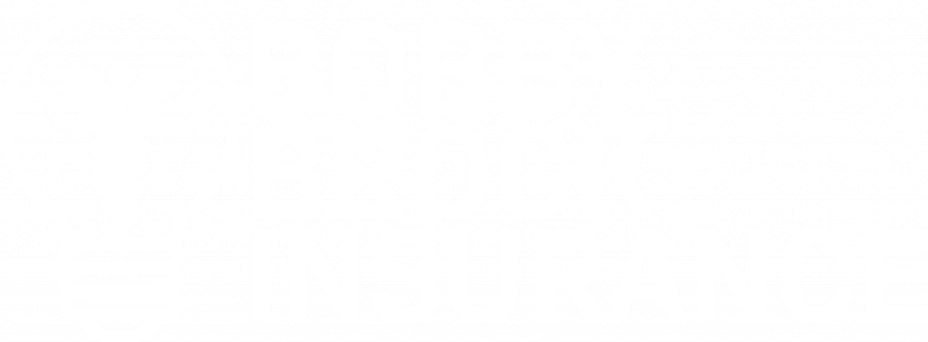 Bobby Brock Insurance Logo White