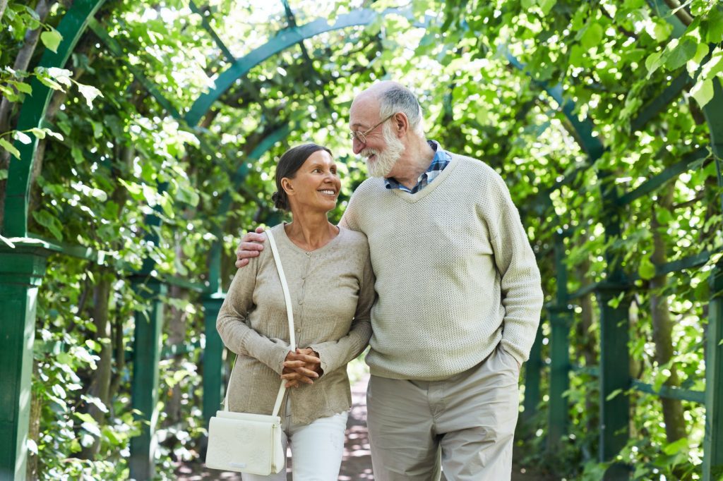 seniors in park