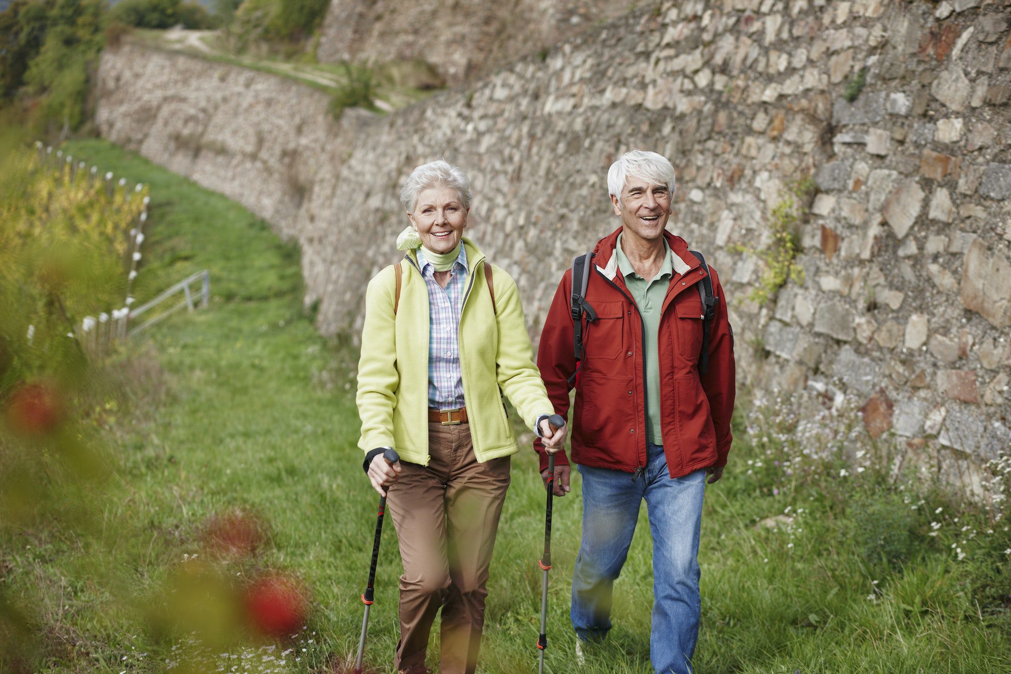 Happy Senior couple with Tricare and Medicare